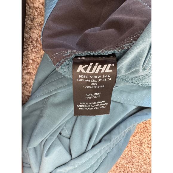 KUHL Woman's Jeans/Pants 6 SHORT (Petite), Teal/Blue, Lightweight performance - Picture 11 of 15
